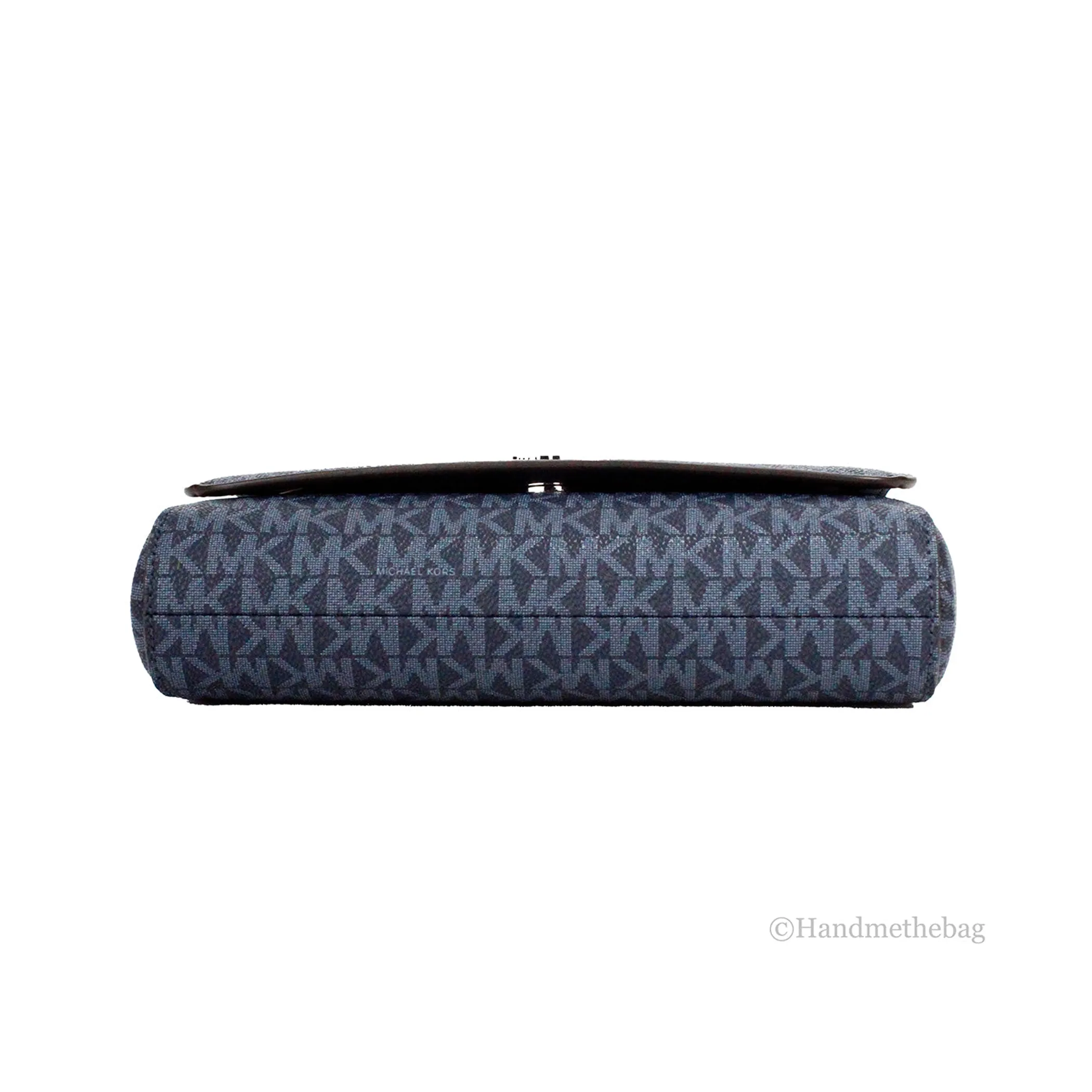 Michael Kors Medium Navy Convertible Pouchette Crossbody Bag