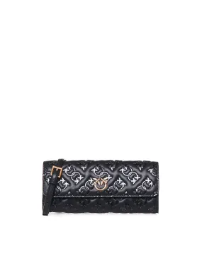 Monogram Wallet on Chain in Black