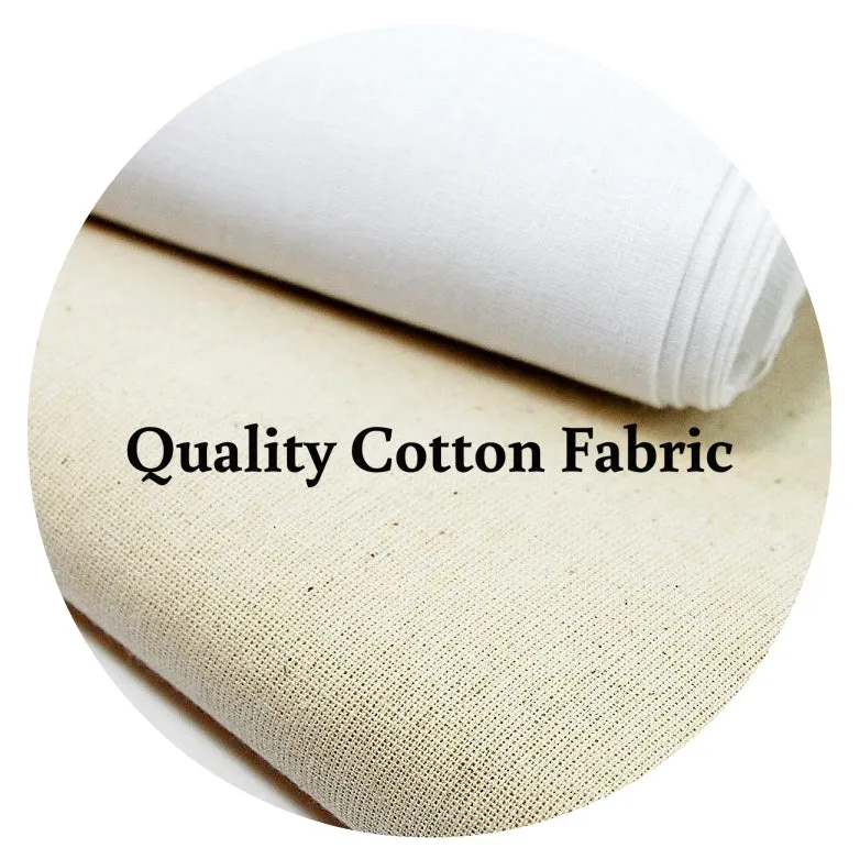 Organic Natural Cotton Tote Bags with Gusset
