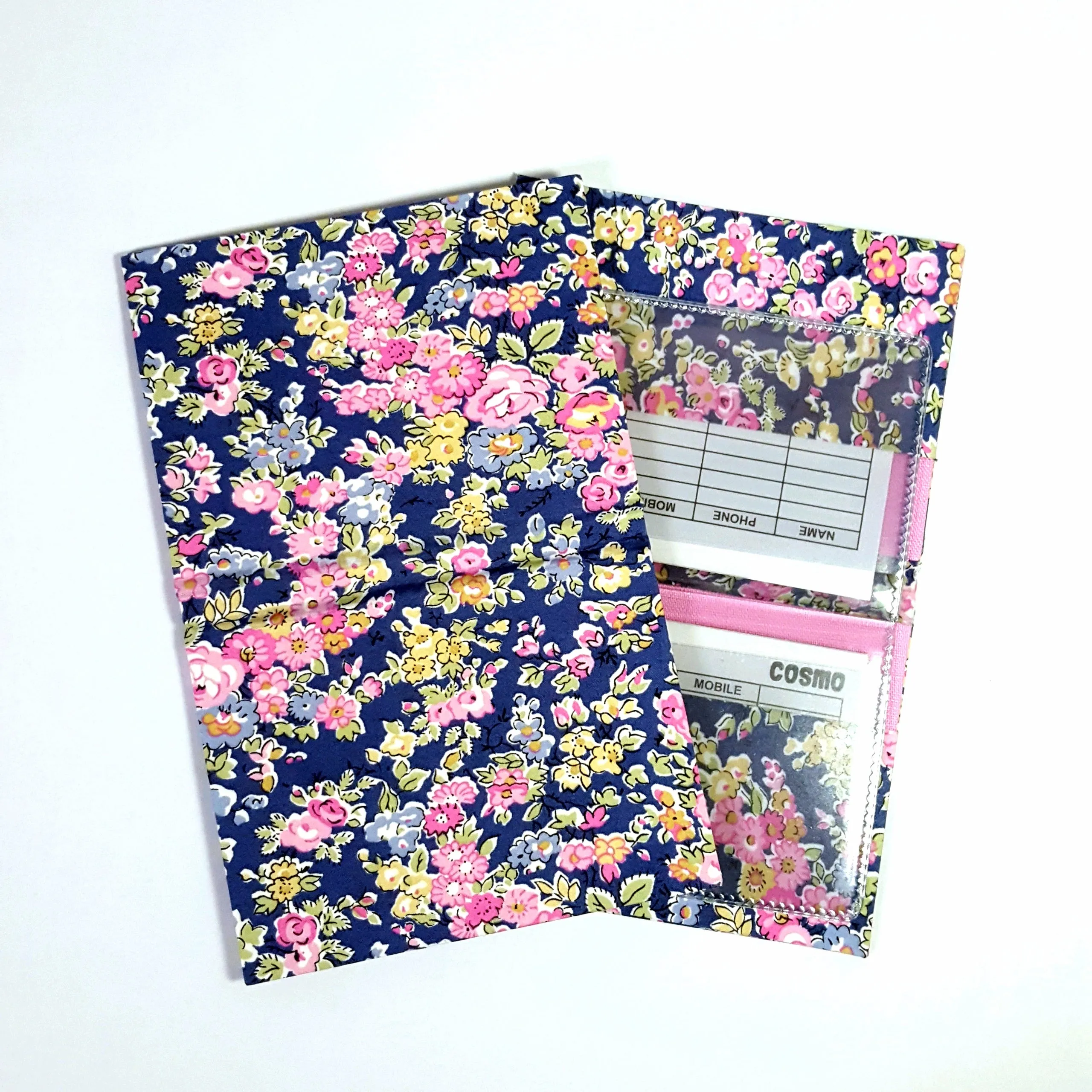 Patterned Cardholder with Clear Pockets