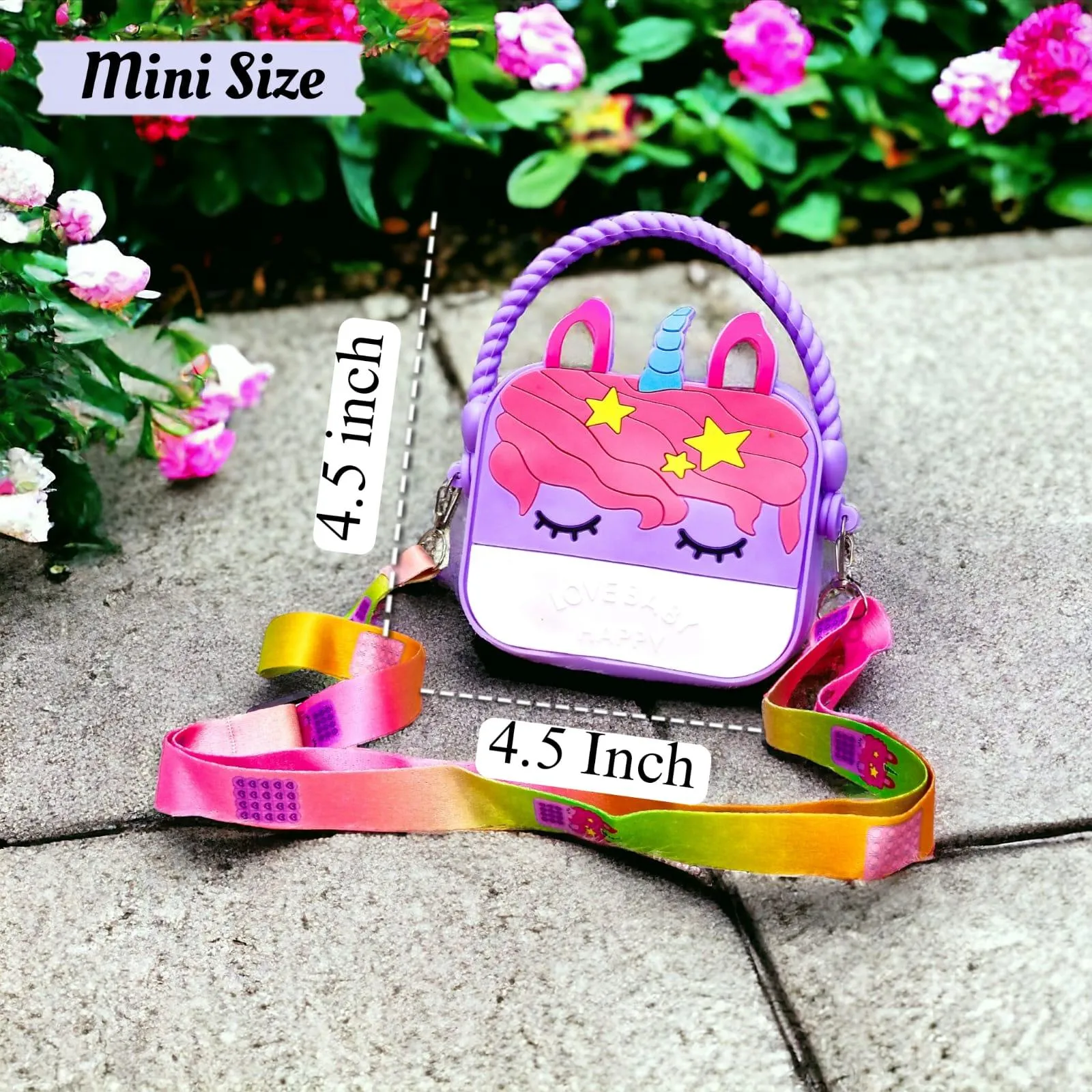 Silicone Kids Mini Crossbody Bag
