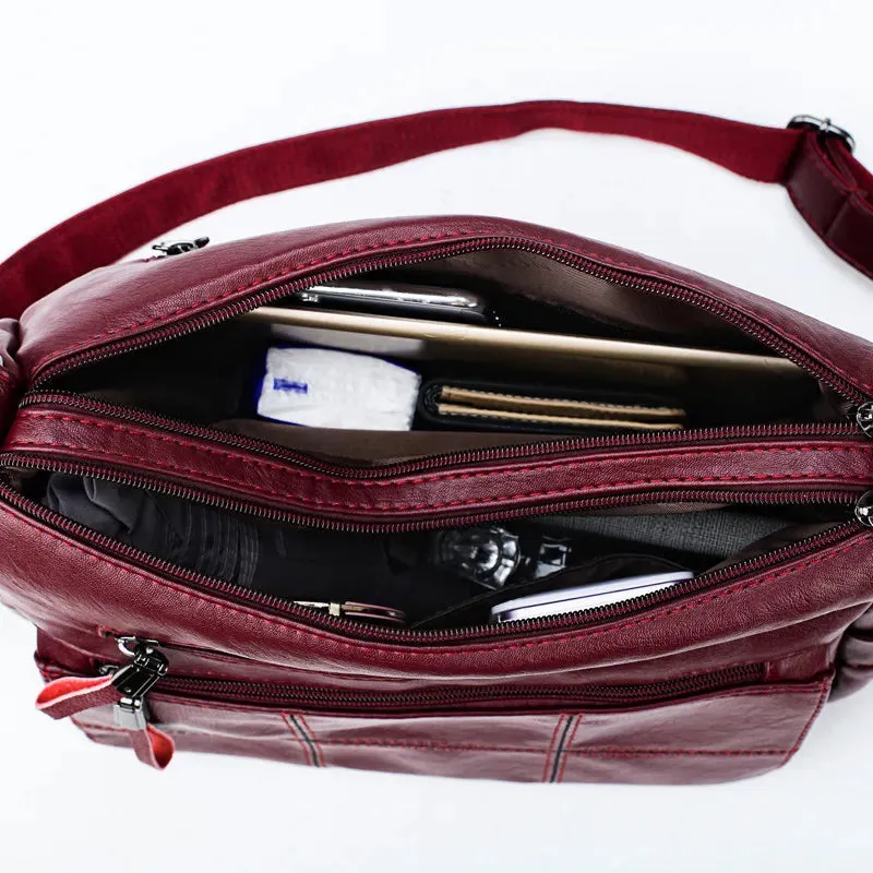 Soft Leather Crossbody Shoulder Bags
