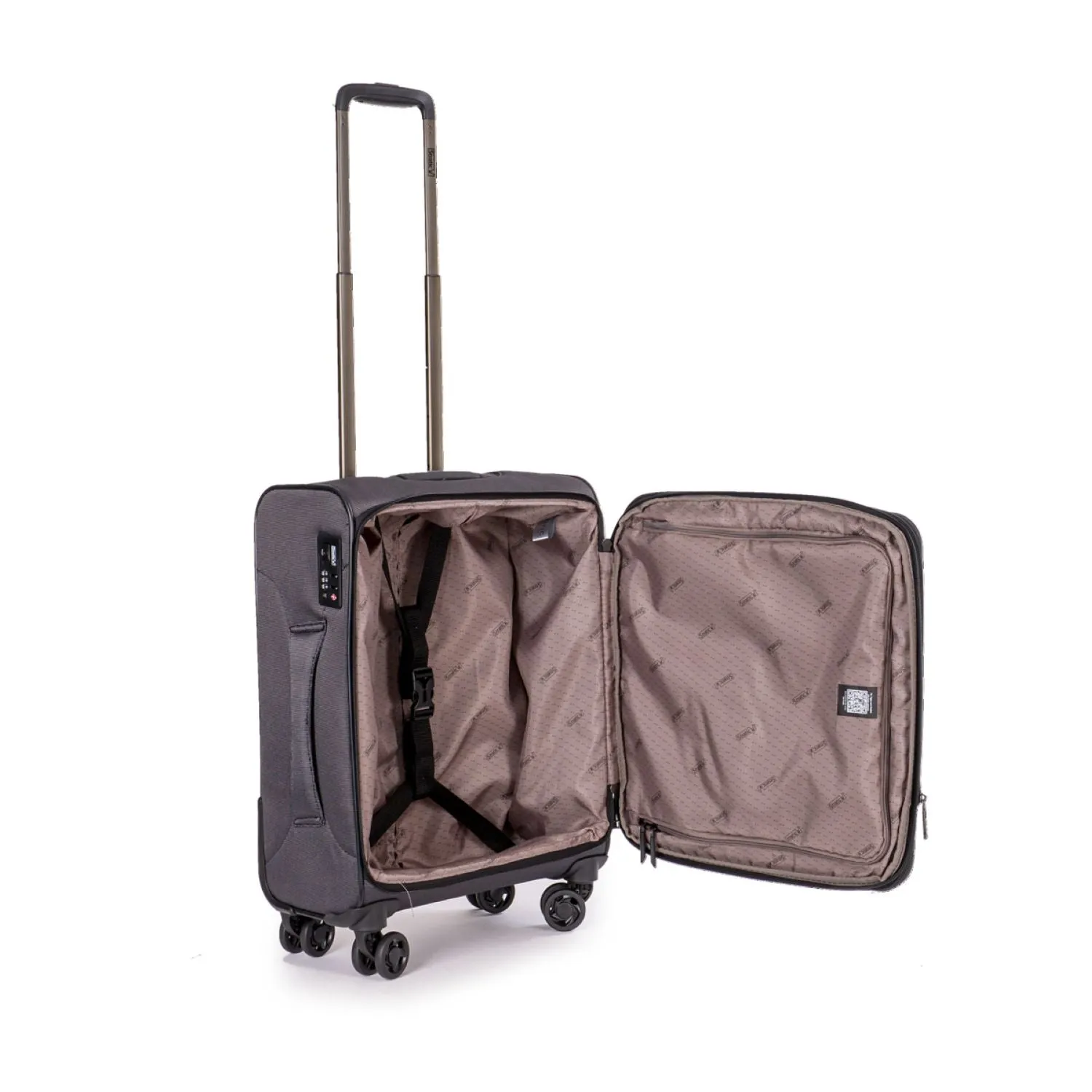 Stratic Bendigo Light   Suitcase S With Front Access Opening