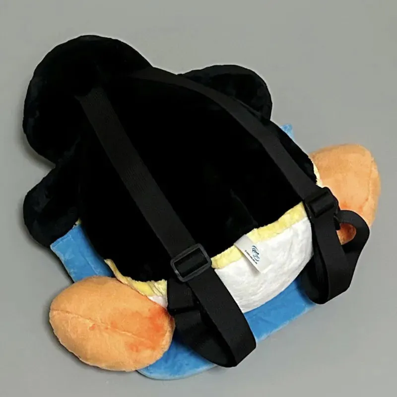 Uakiss 3D Anime Penguin Cute Backpacks Girls Patchwork Harajuku Plush Doll Bags Cotton Splicing Casual Storage Bags Japanese Bags Gifts