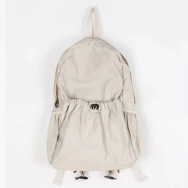 UAKISS  -  Fashion Streetwear Grunge Backpacks New Casual Vintage Pleated Schoolbags Women High-capacity Y2k Backpack for College Students