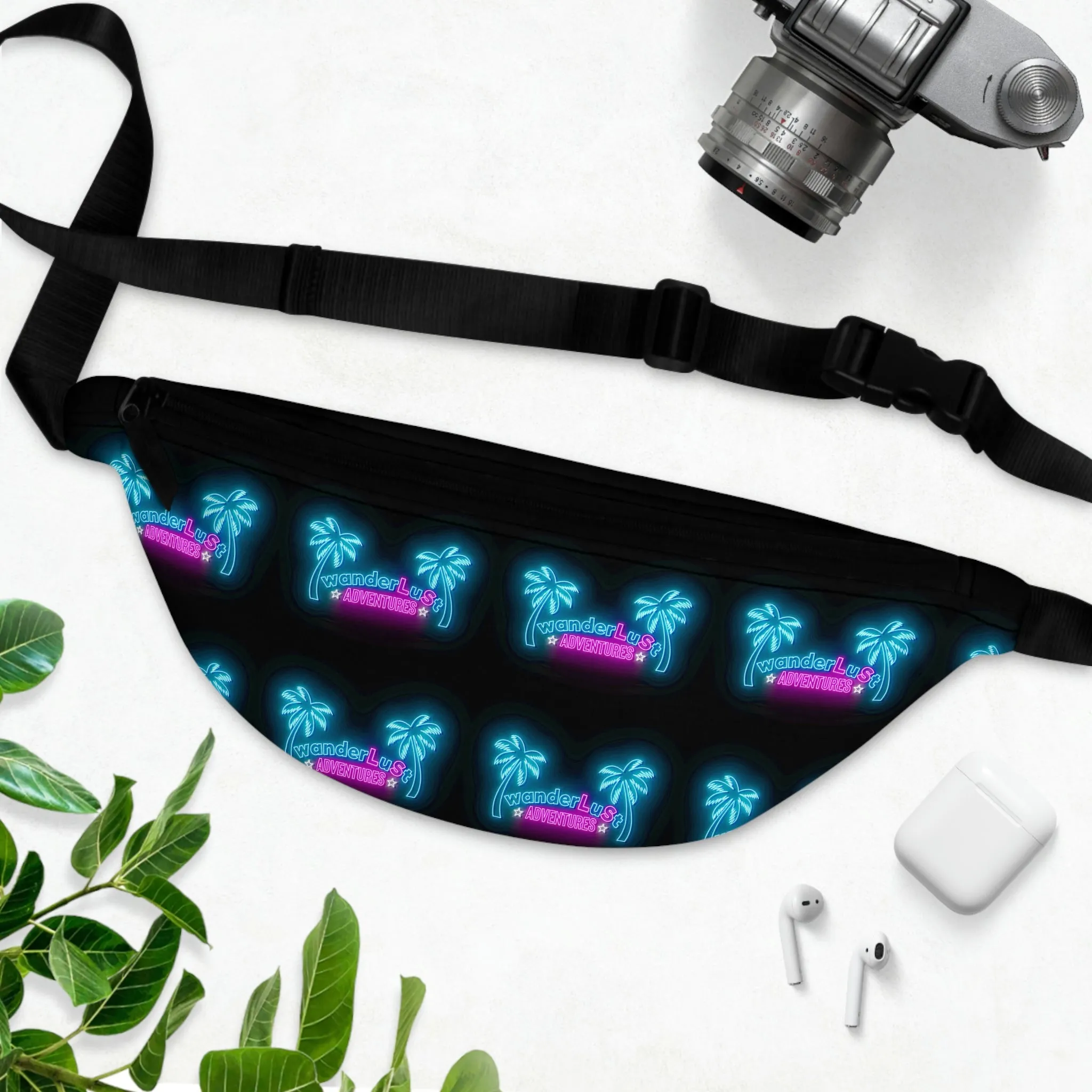 wanderLuSt Adventures All Over Pattern Fanny Pack Go Bag