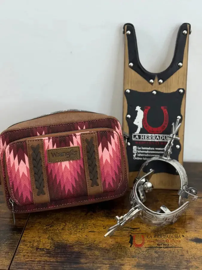 WRANGLER PINK AZTEC CROSSBODY