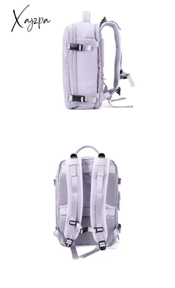 Xajzpa New Outdoor Luggage Bag Travel Backpack High Quality Men Women Laptop Backpacks Multifunction School Bags Male Mochila Femenina