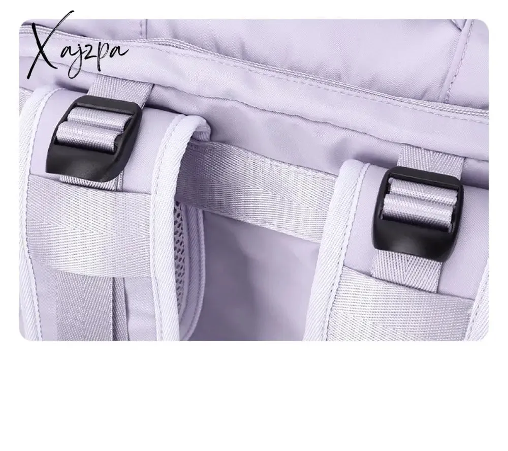 Xajzpa New Outdoor Luggage Bag Travel Backpack High Quality Men Women Laptop Backpacks Multifunction School Bags Male Mochila Femenina