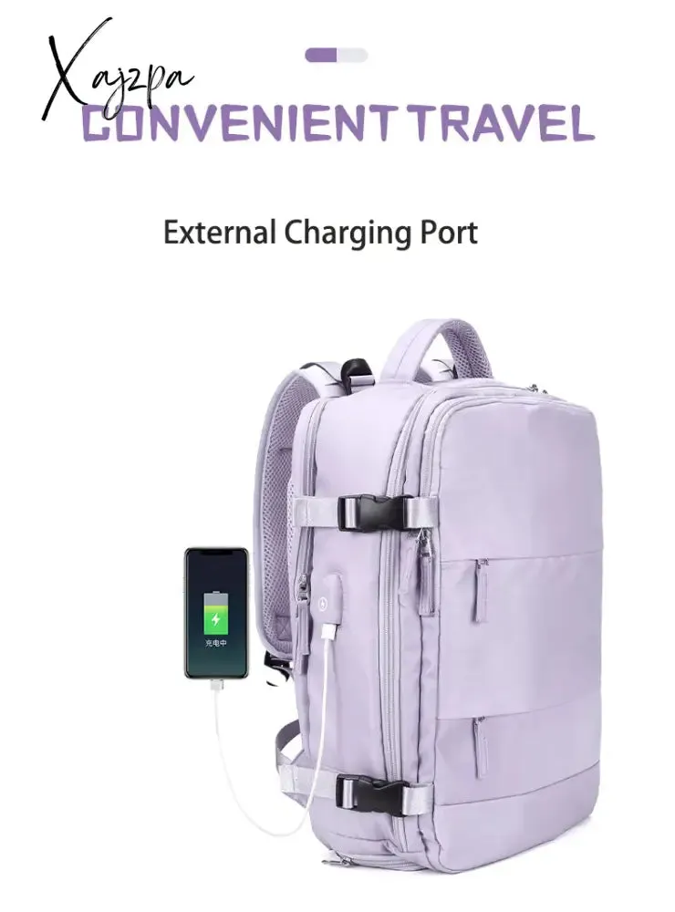 Xajzpa New Outdoor Luggage Bag Travel Backpack High Quality Men Women Laptop Backpacks Multifunction School Bags Male Mochila Femenina
