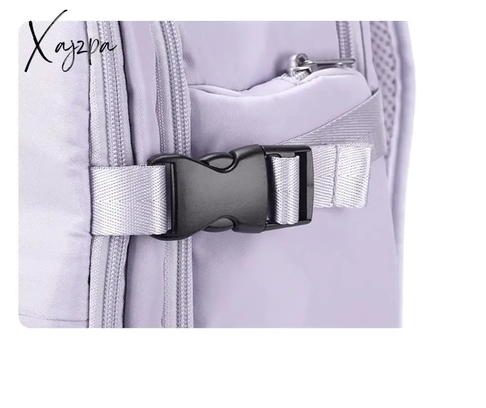 Xajzpa New Outdoor Luggage Bag Travel Backpack High Quality Men Women Laptop Backpacks Multifunction School Bags Male Mochila Femenina